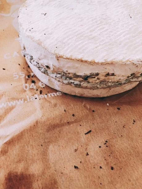 Coulommiers aux truffes – mit Trüffeln gefüllter Käse