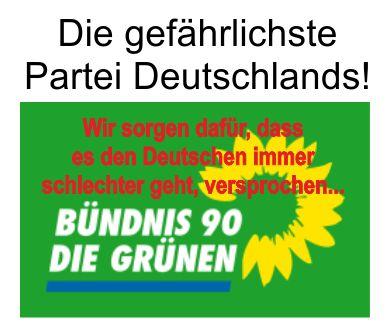 GRÜNER Ideologie Schwachsinn wird grundsätzlich von CDU und SPD mitgetragen