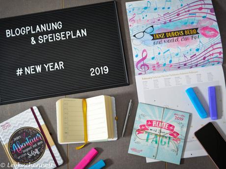 Blogplanung und Speiseplan für 2019 – Mit den Kalendern von DUMONT und teNeues ins neue Jahr [Anzeige/Verlosung]
