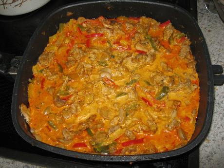 Gyros in Sahnesauce
