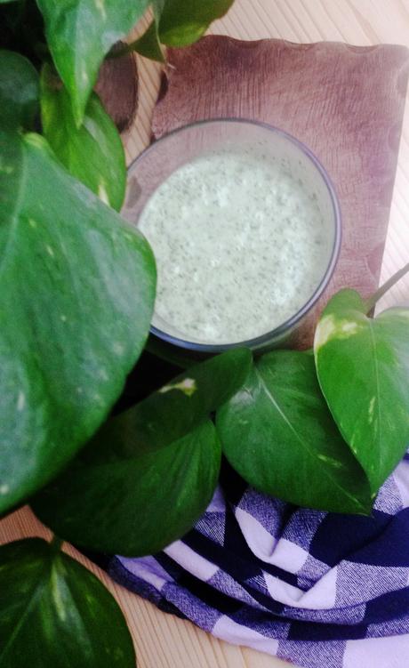 Let´s start green – Green Smoothie mit Kokosmilch