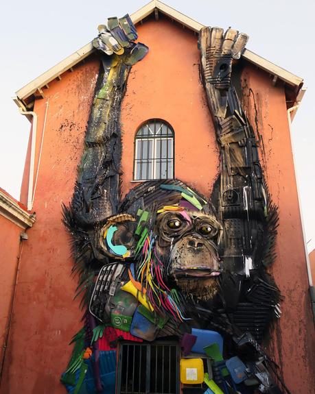 Upcycling Kunst aus Portugal als Statement gegen Plastikmüll