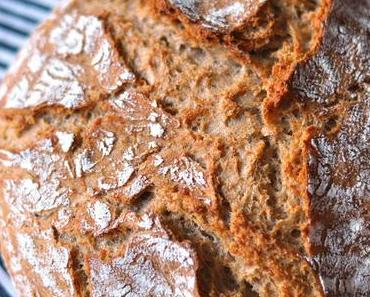 Brotiebe - einfaches Dinkel-Roggenbrot mit Couscous