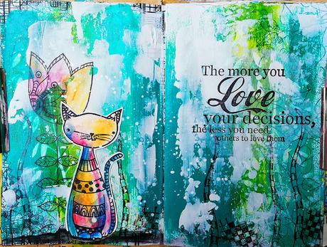 Quick and Easy Art Journal Page