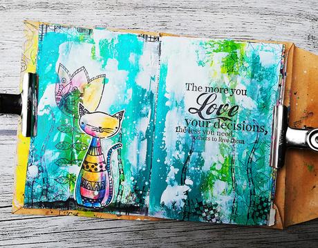 Quick and Easy Art Journal Page