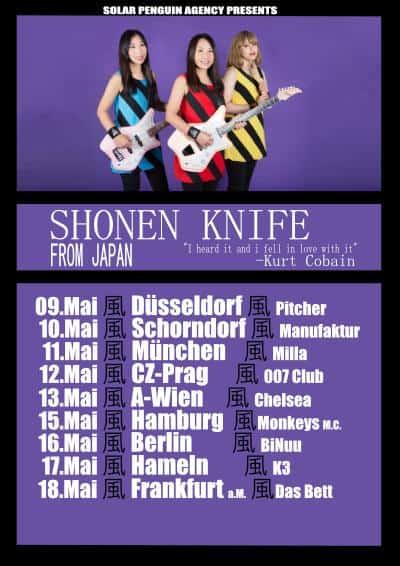 Shonen Knife bald auf Tour in Deutschland