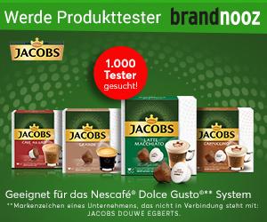 Ankündigung Produkttest Nescafé über Brandnooz