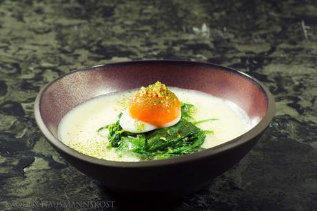 Vorspeise vegetarisch: Rahmspinat mit Ei