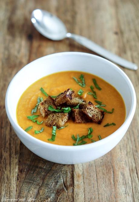Fantastische Ingwer-Karotten-Suppe