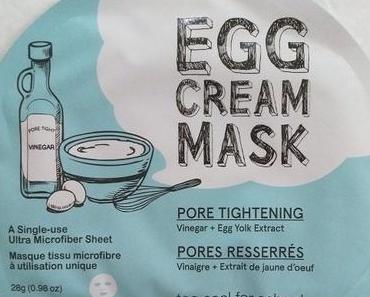[Werbung] too cool for school Egg Cream Mask Pore Tightening
