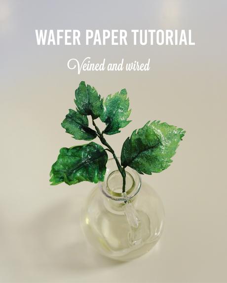 Wafer Paper Tutorial  (veined and wired) & Ticket Verlosung  CAKE and BAKE 2019