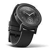 TicWatch E Shadow Smartwatch Intelligente Armbanduhr mit 1,4 Zoll OLED-Display, Android Wear 2.0