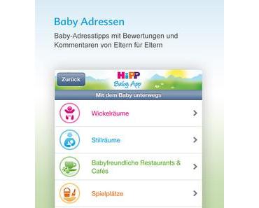 HiPP Baby App für alle die viel unterwegs sind!