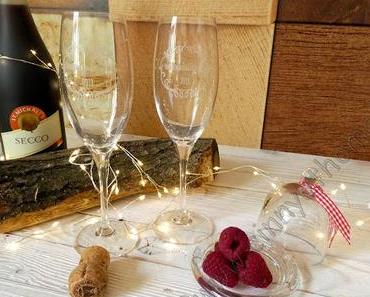 Als Erinnerung an das Franken Bloggertreffen gab es dieses Jahr schöne Sektgläser mit Gravur #Personello #Individuell #FrBT18