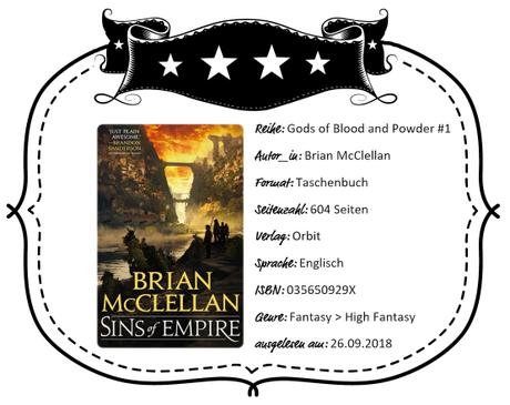 Brian McClellan – Sins of Empire