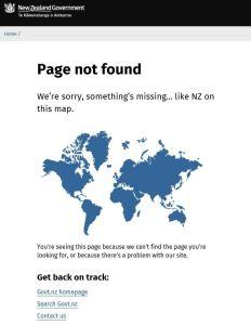 Neuseeland hat ein Kartenproblem