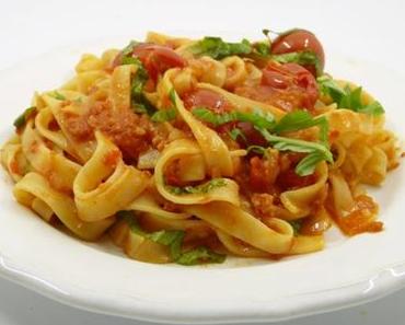 Pasta mit ‘Nduja-Tomatensauce
