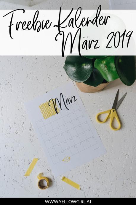 Freebie Kalender 2019 – März