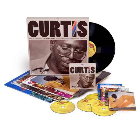 KEEP ON KEEPING ON: CURTIS MAYFIELD STUDIO ALBUMS 1970-1974 • LP/CD Box zum 50. Jubiläum seiner Solo-Karriere • Stream