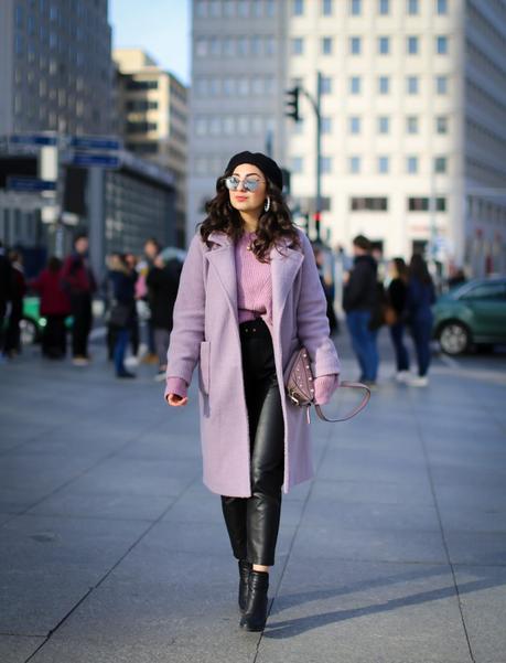 Purple Coat Outfit