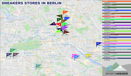 Sneaker Shops in Berlin: Top 20 Läden, Stores und Outlets zum Kaufen bis das Konto implodiert
