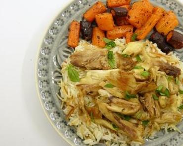 Knuspriges Huhn und duftender Reis