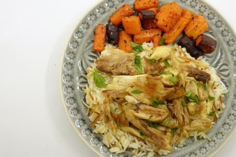 Knuspriges Huhn und duftender Reis