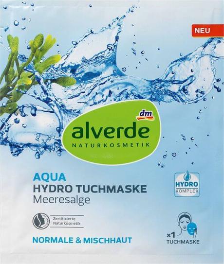 alverde NATURKOSMETIK Aqua Hydro Tuchmaske