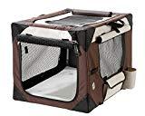 Karlie Hunde-Transportbox, Smart Top De Luxe, 106 x 71 x 69 cm, beige/braun