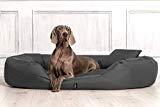 tierlando S5-02 SAMMY Extra ROBUST Hundesofa Hundebett Gr. XXL 140cm Graphit Anthrazit