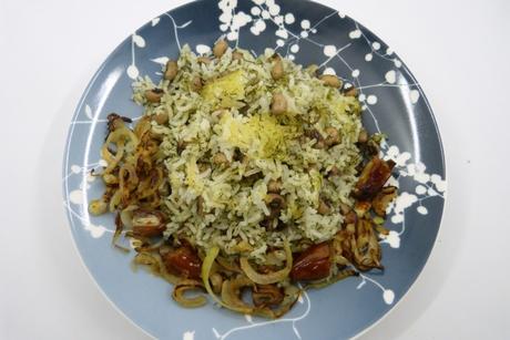 Dillreis mit Augenbohnen