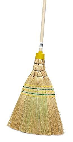 Sorex Industrie-Reisstrohbesen 5 Naht mit Stiel 1,5 m