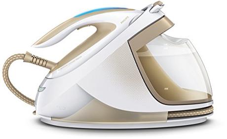 Philips PerfectCare Elite GC9640/60 Dampfbügelstation (2400 W, Optimal TEMP, 7 bar Dampfdruck, 480 g Dampfstoß) Weiß
