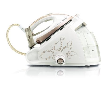 Philips GC9540/02 PerfectCare Silence Dampfbügelstation (Optimal TEMP Technologie) weiß-champagner