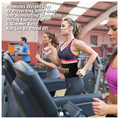 Veluxio Fitnessgürtel Bauch für Männer und Frauen Slimmer Belt