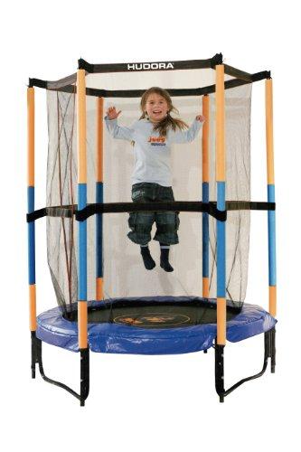 HUDORA Kinder-Trampolin Jump In mit Sicherheitsnetz - 140 cm, blau - 65596