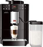 Melitta Caffeo Varianza CSP F570-102, Kaffeevollautomat mit Milchbehälter, One Touch Funktion, Schwarz