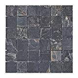 S-006 Schiefer Naturstein-Mosaik Wand + Boden Design Bad-Fliesen Lager Verkauf Herne NRW
