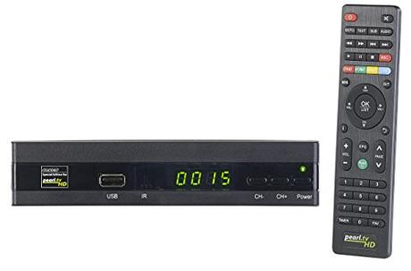 auvisio Satelliten Receiver: Digitaler Pearl.tv HD-Sat-Receiver (DVB-S/S2), HDMI, Scart, S/PDIF (SAT Receiver mit Mediaplayer)