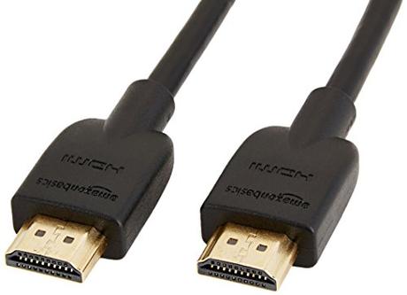 AmazonBasics HL-007306 Hochgeschwindigkeits-HDMI-Kabel 2.0, Ethernet, 3D, 4K-Videowiedergabe und ARC, 1.8m, Schwarz