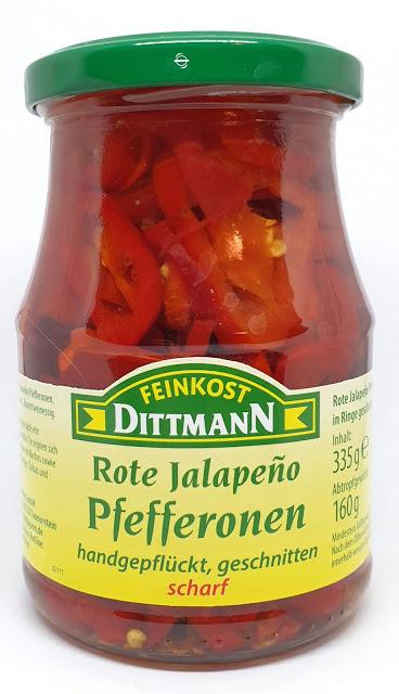 Feinkost Dittmann - Rote Jalapeño Pfefferonen