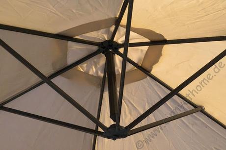 Dieses Jahr wird der Pool gut geschützt sein, denn wir haben jetzt einen passenden Sonnenschirm #Salcar #Sekey #Schutz