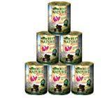 Dehner Best Nature Katzenfutter Kitten, Geflügelherzen mit Reis, 6 x 400 g (2.4 kg)