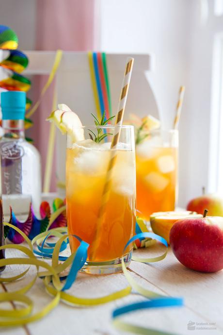 Gin-Fizz-Apfel: Fruchtiger Party-Drink
