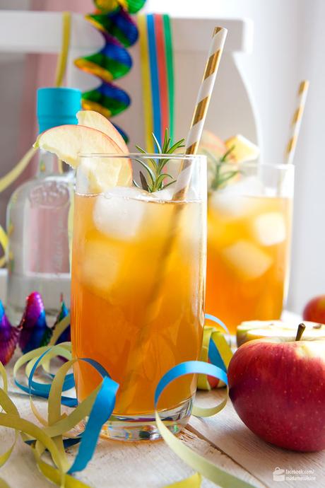 Gin-Fizz-Apfel: Fruchtiger Party-Drink