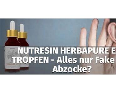 NUTRESIN HERBAPURE EAR TROPFEN ᐅ Alles nur Fake & Abzocke?