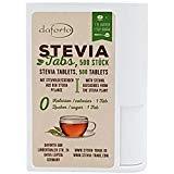 Daforto Stevia Tabs, 500 Stück, 1er Pack (1 x 30 g)