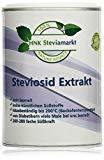 Stevia Extrakt Pulver (Steviosid) 100g rein, weiß