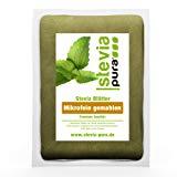 steviapura | Stevia Blätter - reines Naturprodukt - Süßkraut Stevia, mikrofein gemahlen - pflanzlicher Süßstoff 500g - Premium Qualität