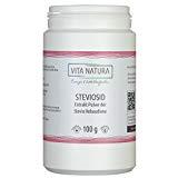 Vita Natura Stevia Extrakt Pulver, Steviosid Tafelsüße, 1er Pack (1 x 100 g)